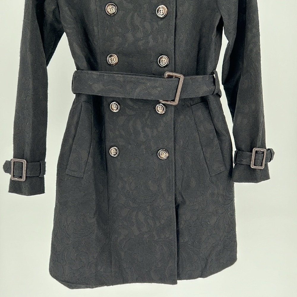 WISEME‎ BLACK LACE COAT - Picture 3 of 10